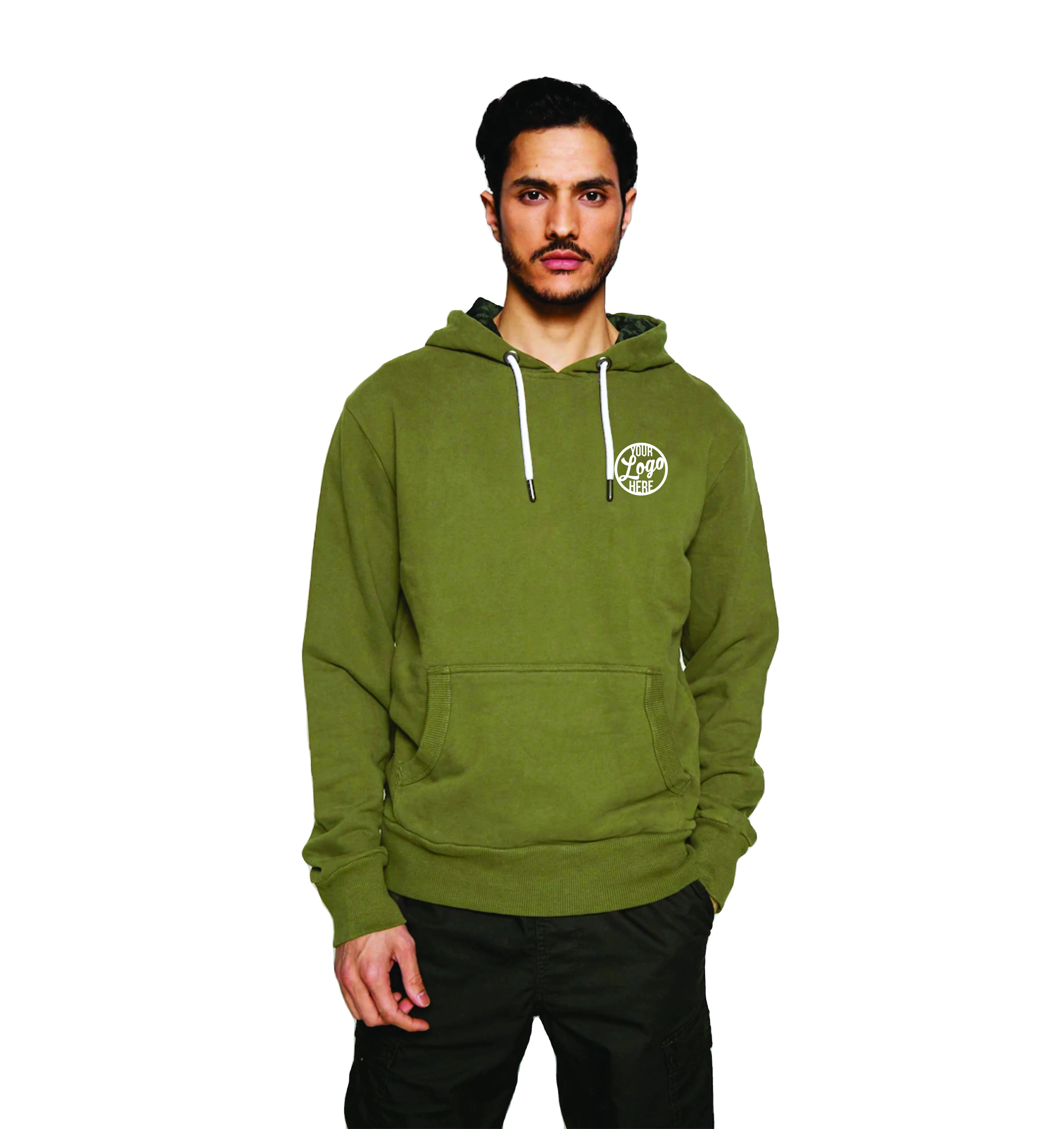 Sudadera Con Capucha Verde Militar Para Hombre Sudaderas Con Capucha  Personalizado Etiqueta De Algodón De Lana De Manga Larga Con Logo Bordado  Sudaderas Con Capucha - Buy Militar Sudaderas Con Capucha/etiqueta  Personalizada