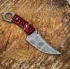 Damascus Steel & Red Wood