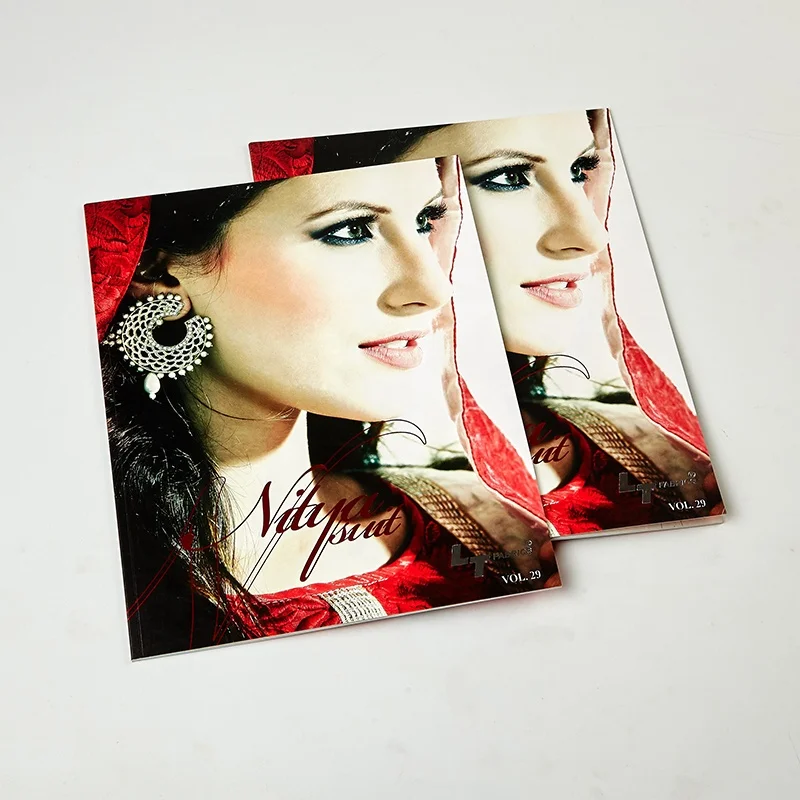 On Demand Product Catalogs Perfect Binding Coated Paper Book Offset