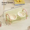 Green Ceramic Bowl Beige