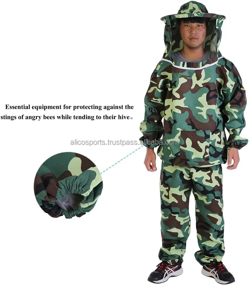Pakistan High Quality Design Beekeeping Suppliers Sale Best Price 3 Layer Bee Clothes Beekeeping