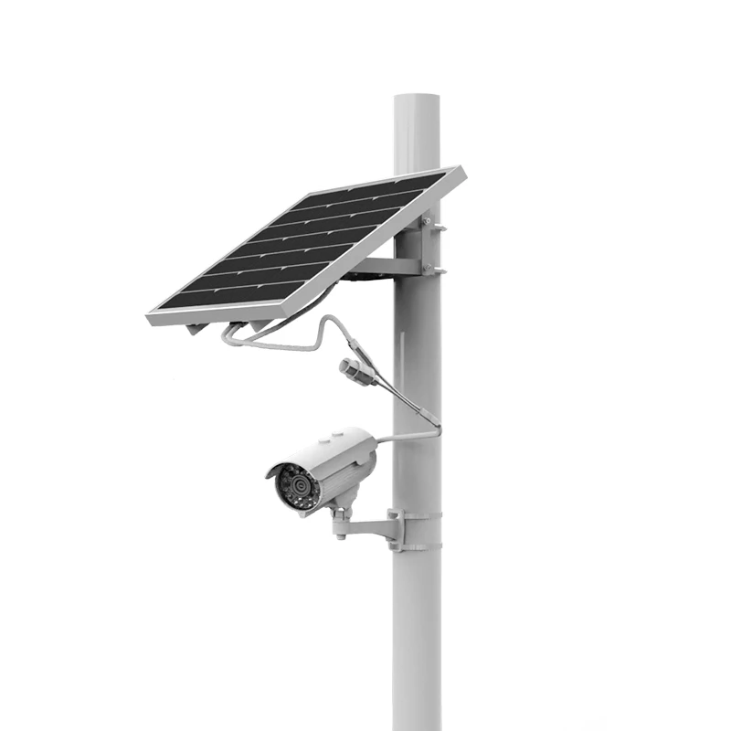 Mono Solar Panel 60W for Personal Buyer Home Use 20Ah Lithium Battery Bracket Easy Install All in One Package Solar Panel Kit