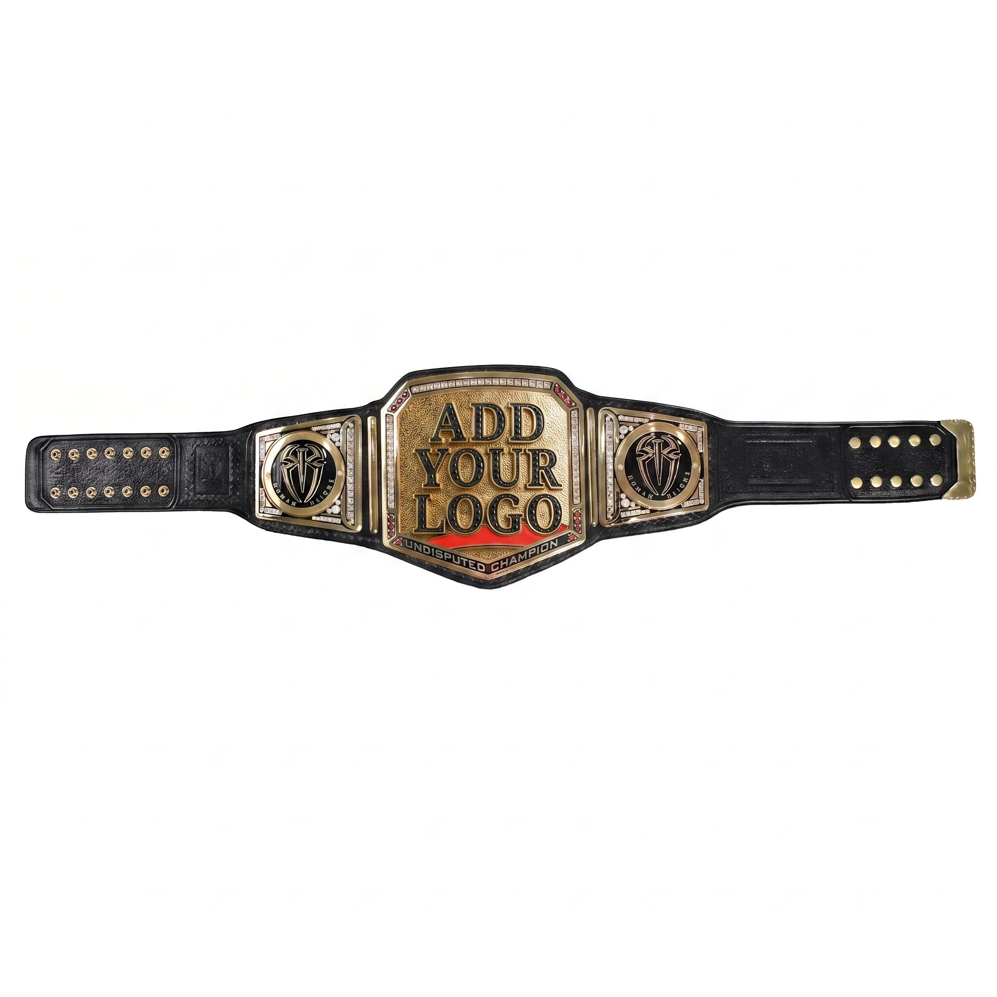 WWE Roman Reigns アンディスピューテッド ベルト 本革製カスタムベルト