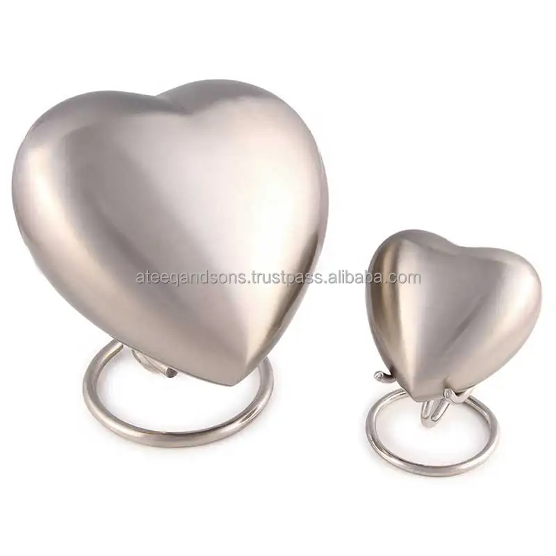 Standard Heart Shaped Design Cremations Urns Decorative And Storage ...