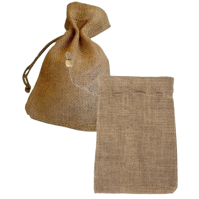 jute drawstring pouch