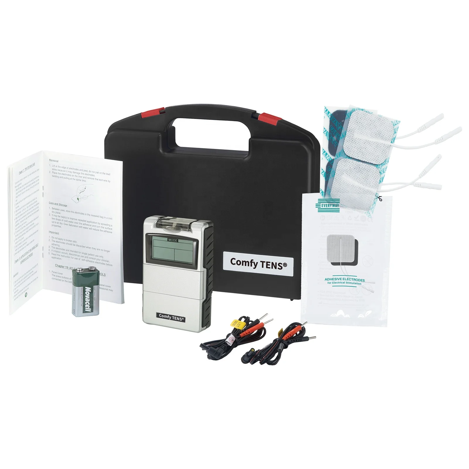 Taiwan Tens 7000 Professional Medical Devices TENS EV-804 Unit Muscle Stimulator Tens Machine for Rehabilitation Therapy