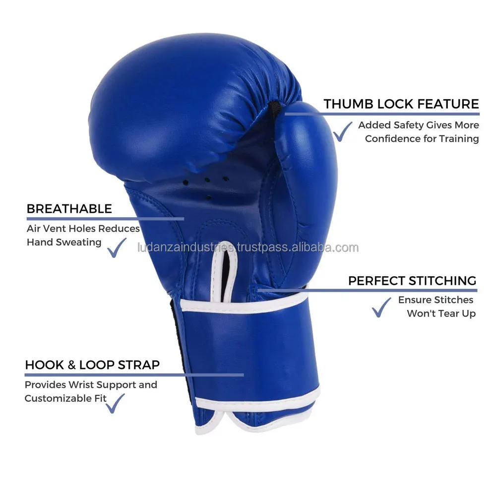 Customized Original Leather Boxing Gloves Custom Design Boxing Gloves