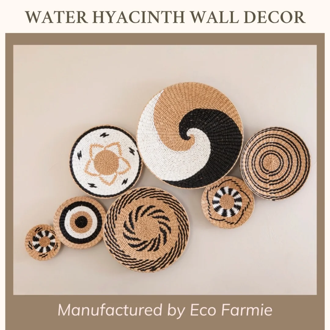 Amazon Best Selling Home Office Wall Baskets New Designs Water Hyacinth