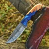 Olive Wood & Blue Resin