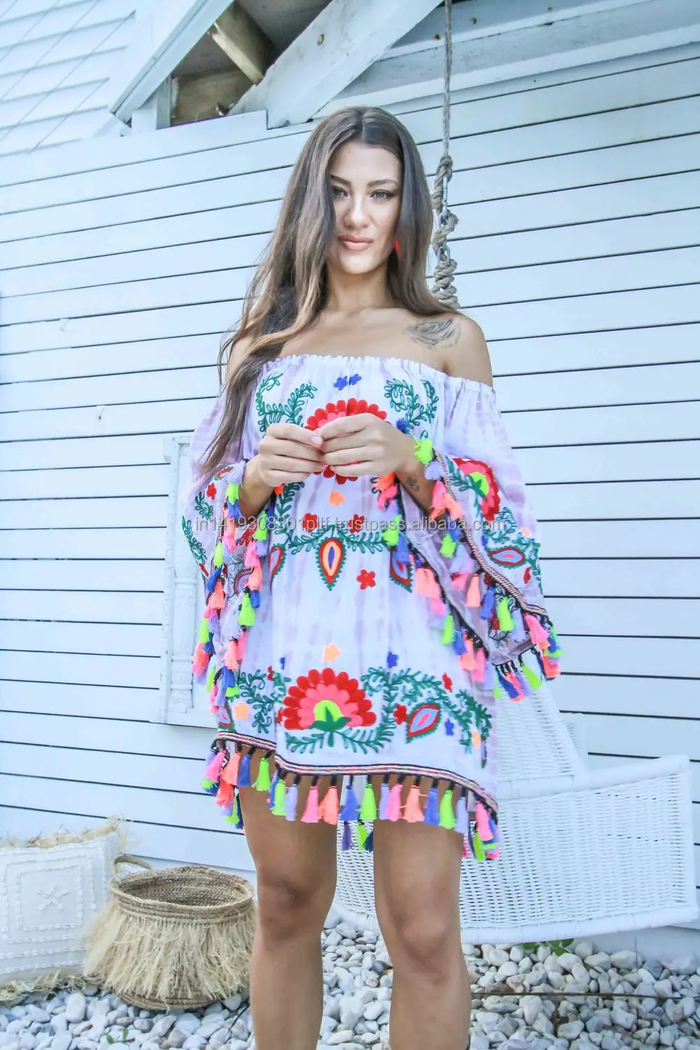 Wholesale Mexican Embroidered Beach 