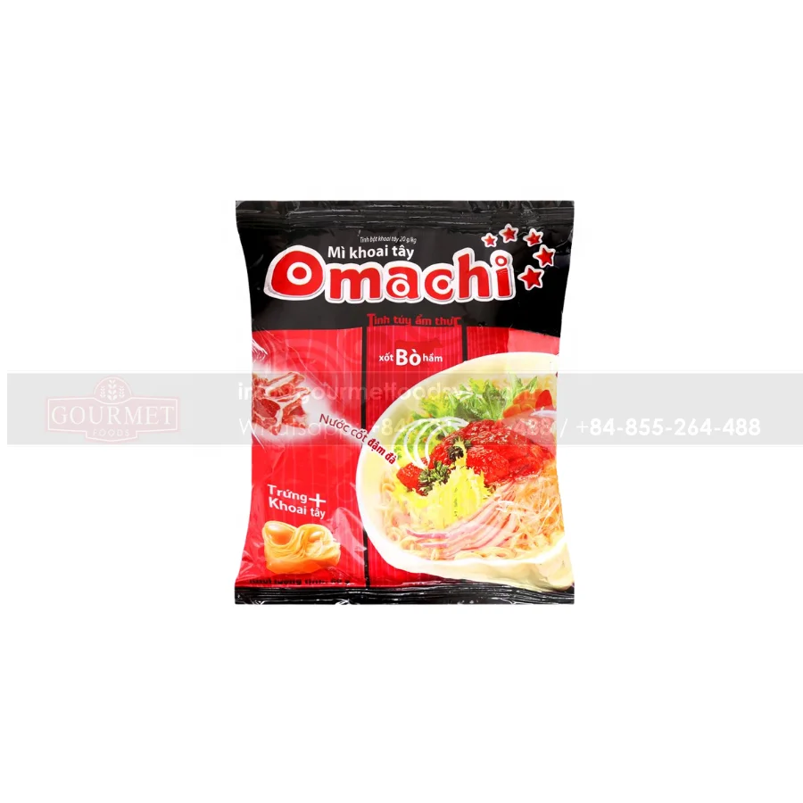 New Real Beef and Potato Noodles the Perfect Combination to Create a Delicious Special Taste 80g Cup