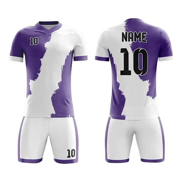 Source Sublimation Purple Football Sports Wear New Model Soccer