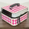 White & Pink Checkered