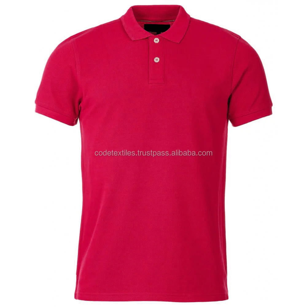 Red colour polo t shirt Clearance