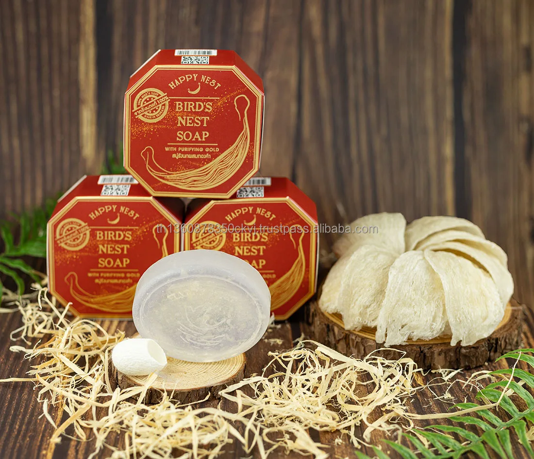 Thai Soap Siamnature Golden Bird's Nest Essence Whitening Face Wash