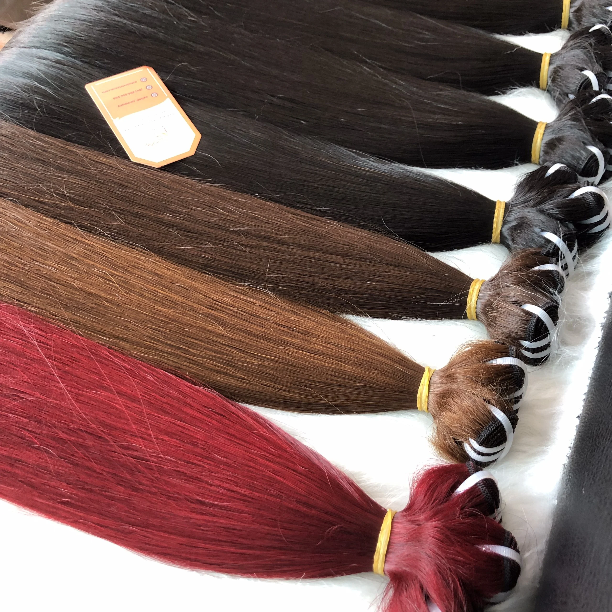 Cheap Price Manufacture Weft Hair Extension Straight 834 Inches Real