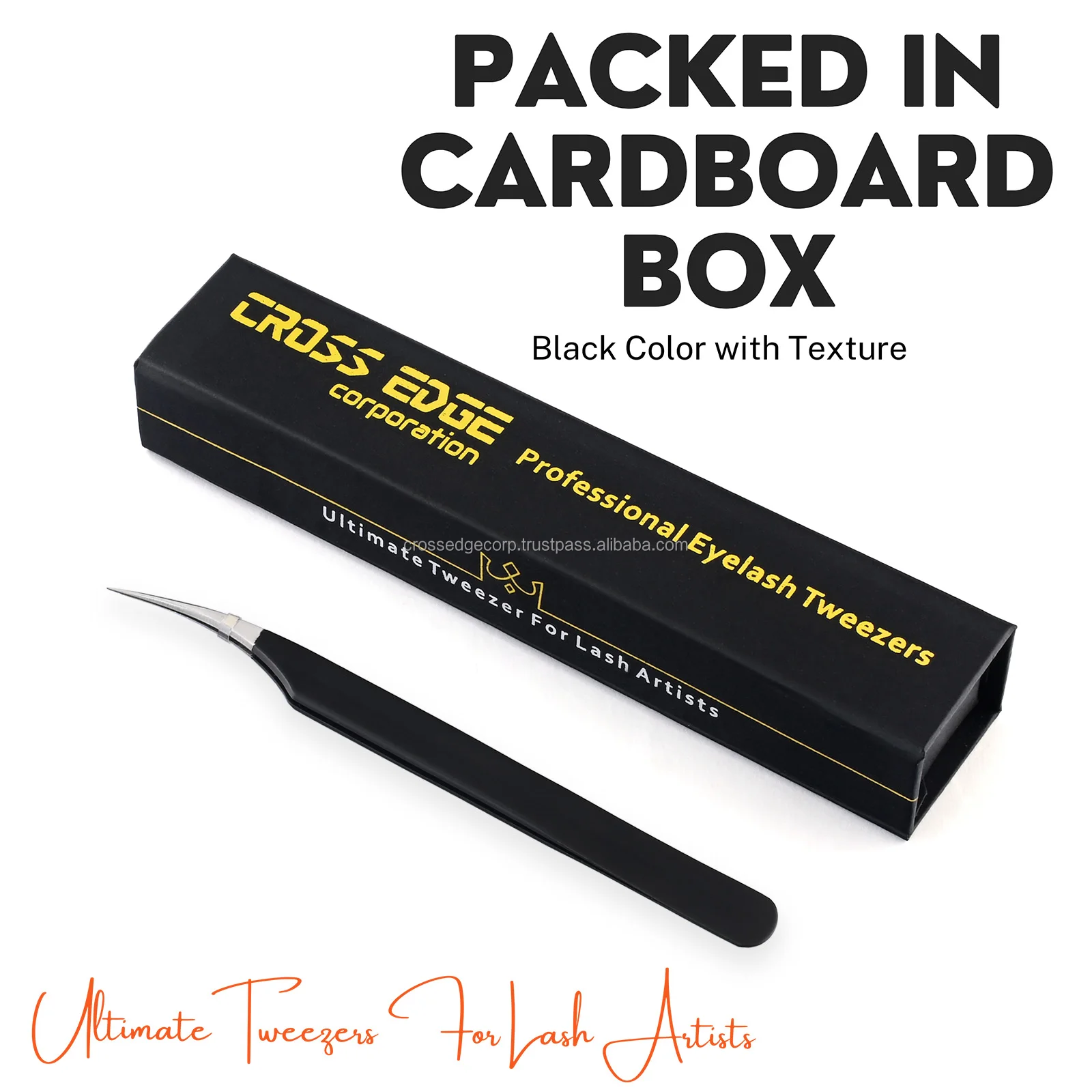 Professional Quality Isolation Tweezers Curved Isolation Lash Tweezers