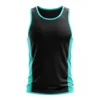 Carbon Black Neon Cyan