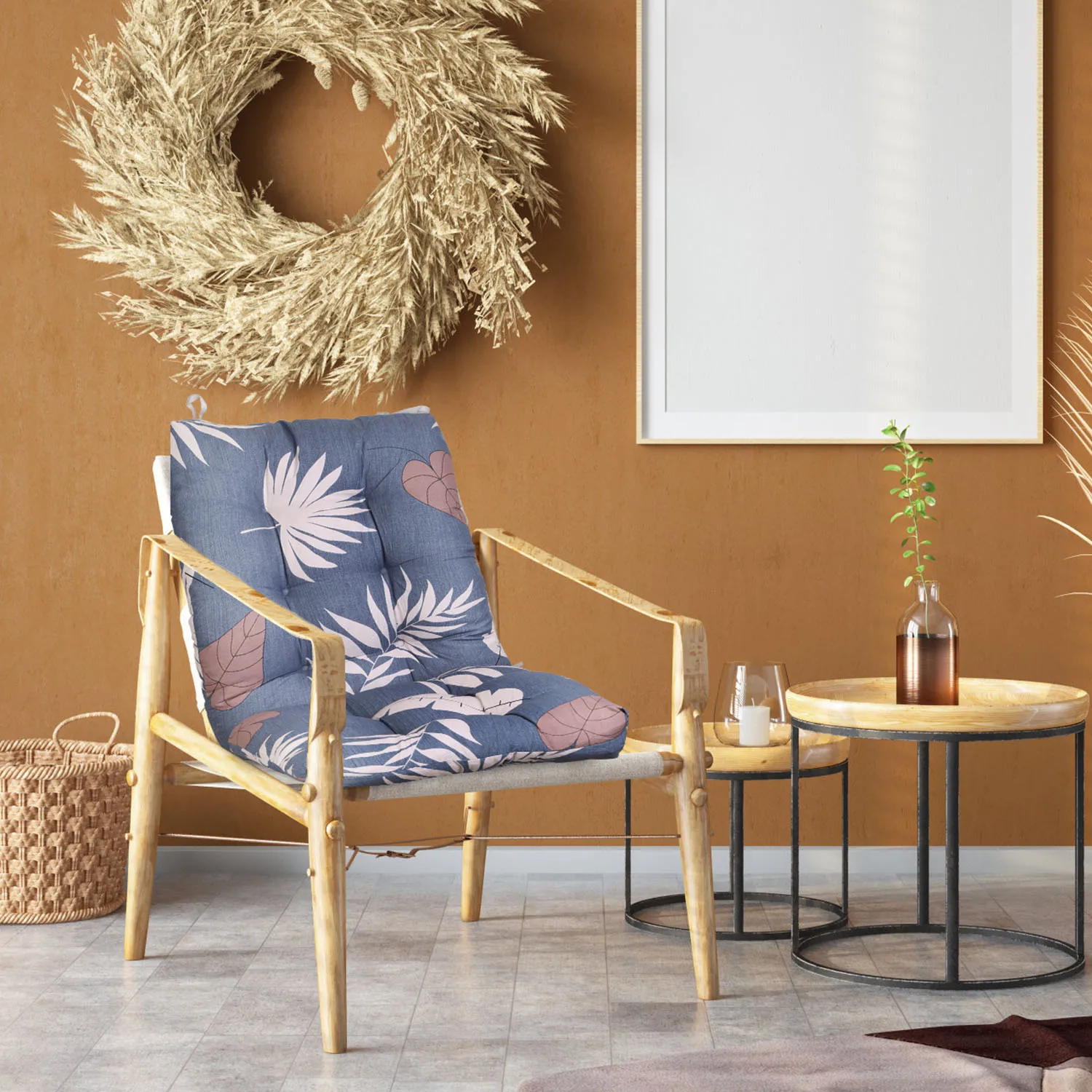 Rocking Chair Cushion Set Multiple Color Options Comfortable