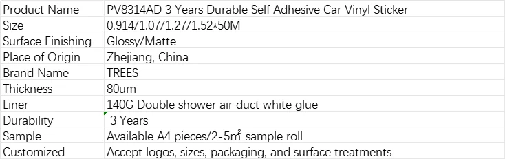 Specifications