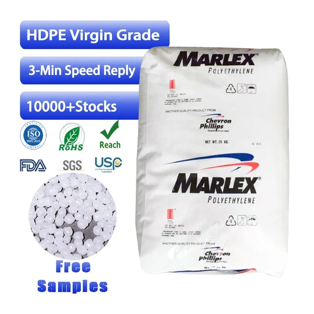Copolymer Blow Molding HDPE Marlex HHM TR-144 Virgin Food Contact Grade Granules Raw Materials for Plastic Bags