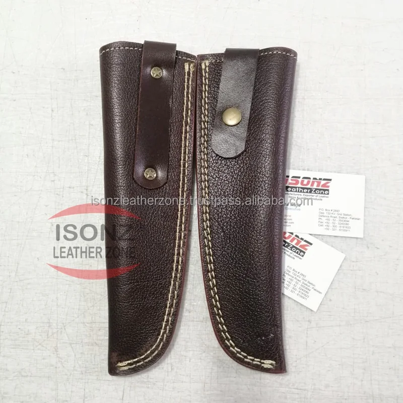High Quality Genuine Leather Knife Sheaths For Draw Knife