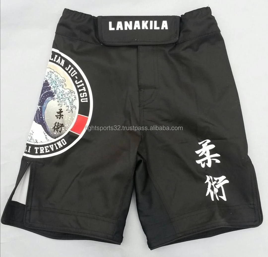 Good Quality MMA Shorts For Man Custom Logo Printing Grappling Shorts \Jiu Jitsu Fightwear Custom Shorts with Best Cut style