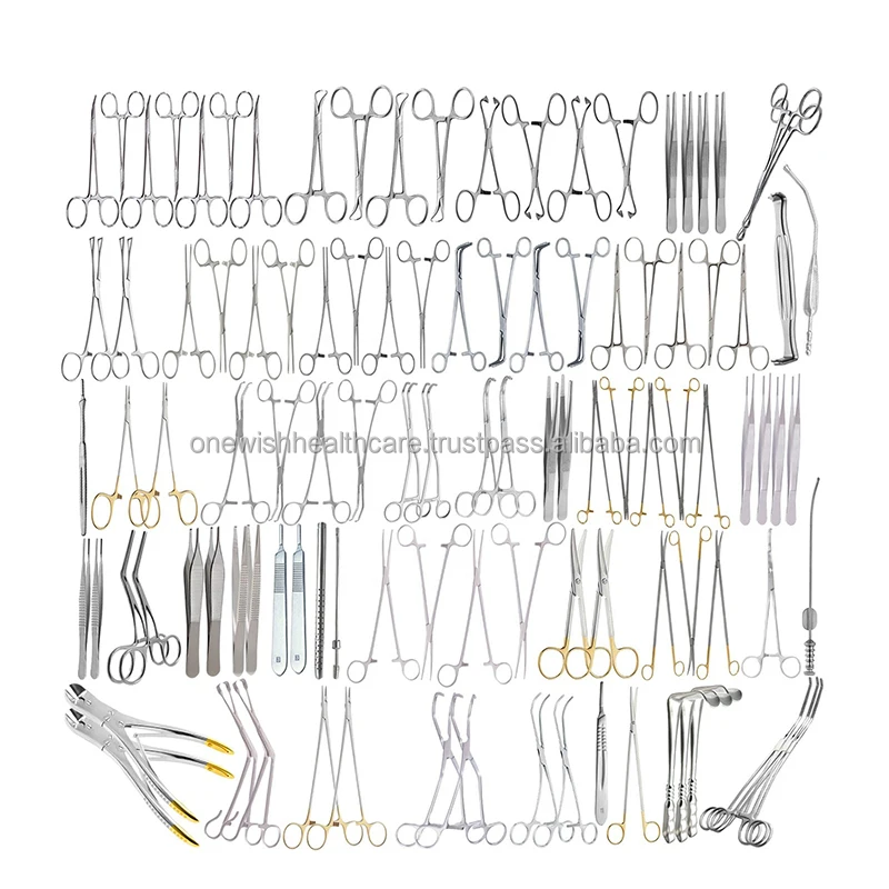 Stainless Steel Open Heart Surgery Set Heart Surgery Instruments ...