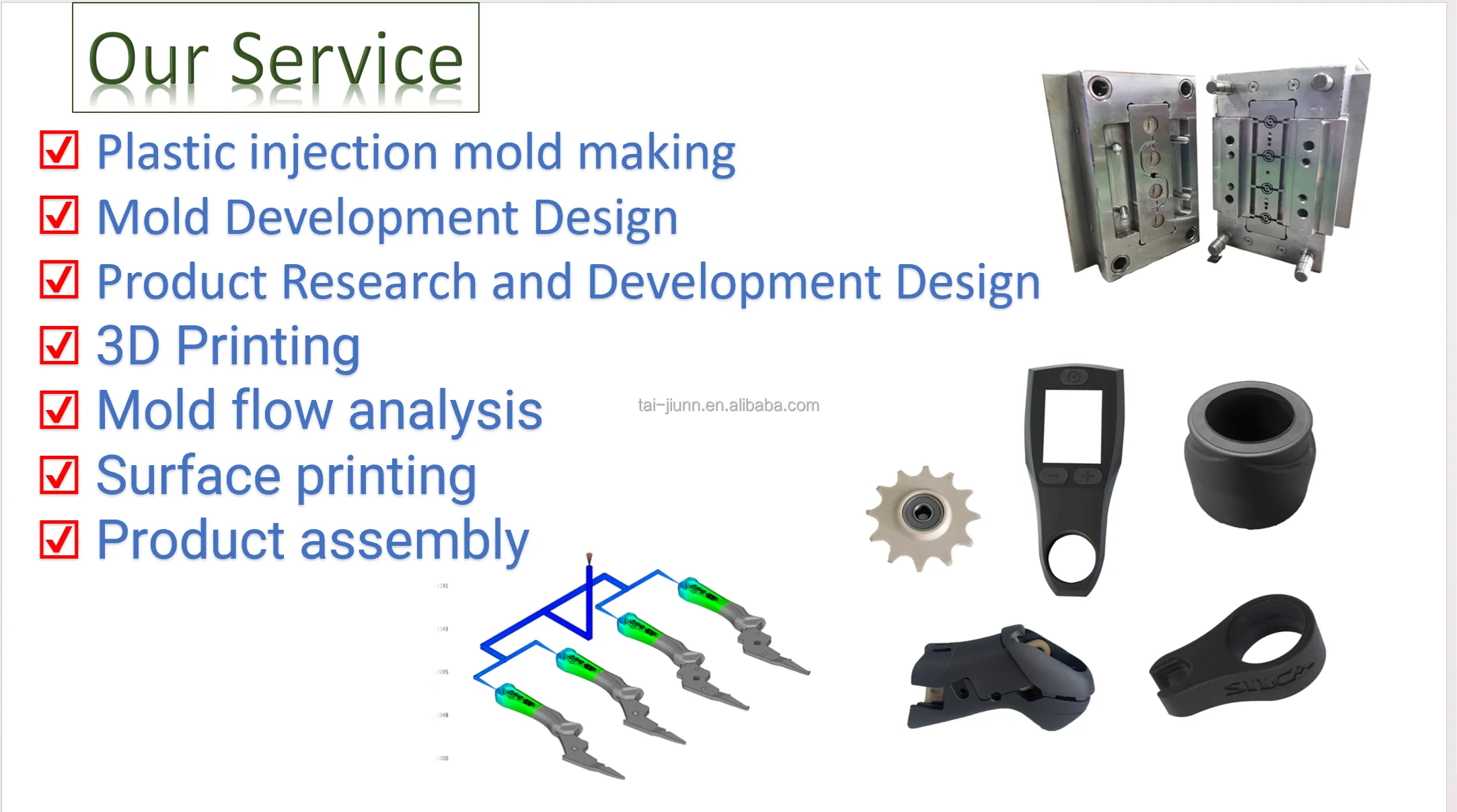 Custom 3D Printed Industrial Plastic Injection Moulds Professional ...