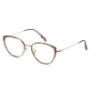 C2: Brown Rose Gold/ Clear