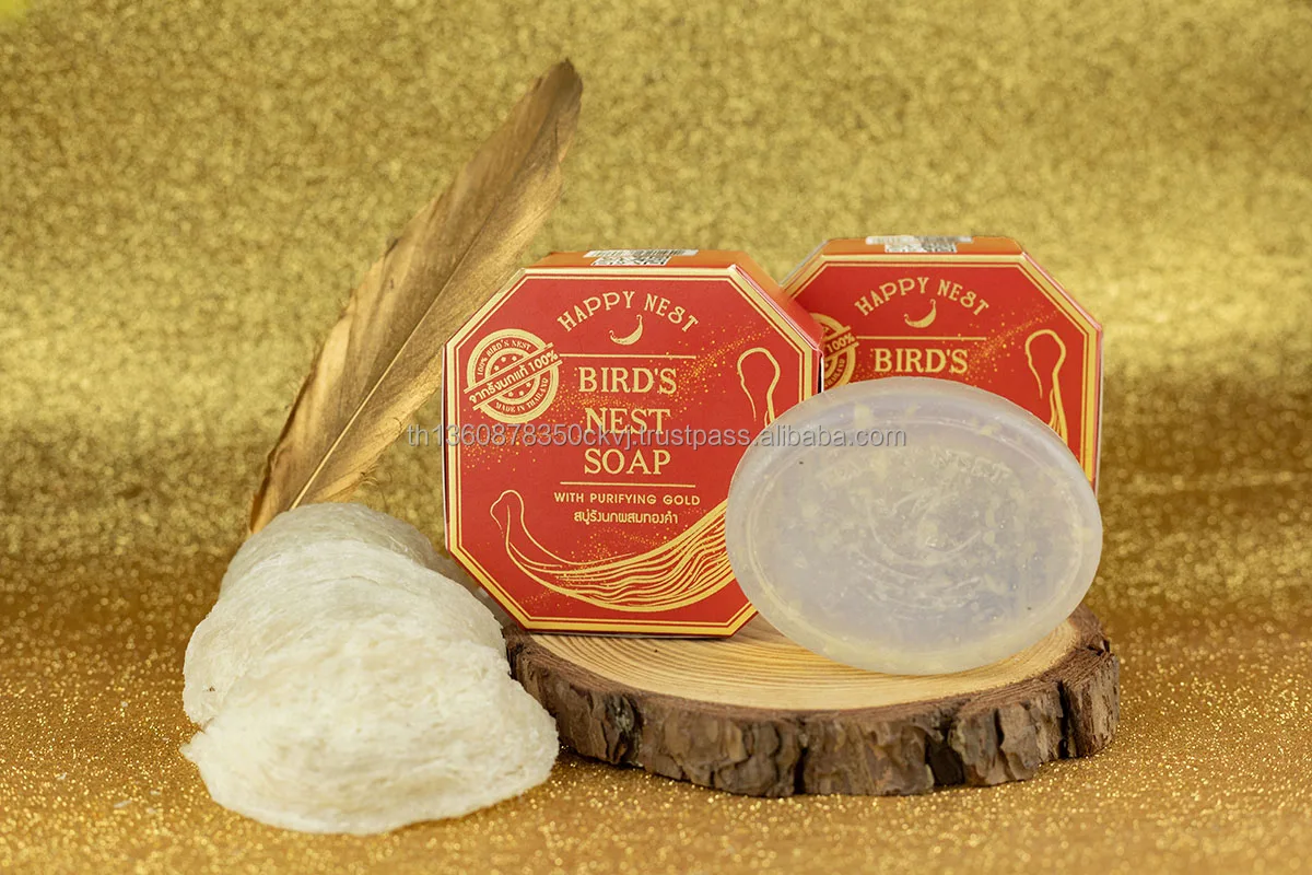 Thai Soap Siamnature Golden Bird's Nest Essence Whitening Face Wash