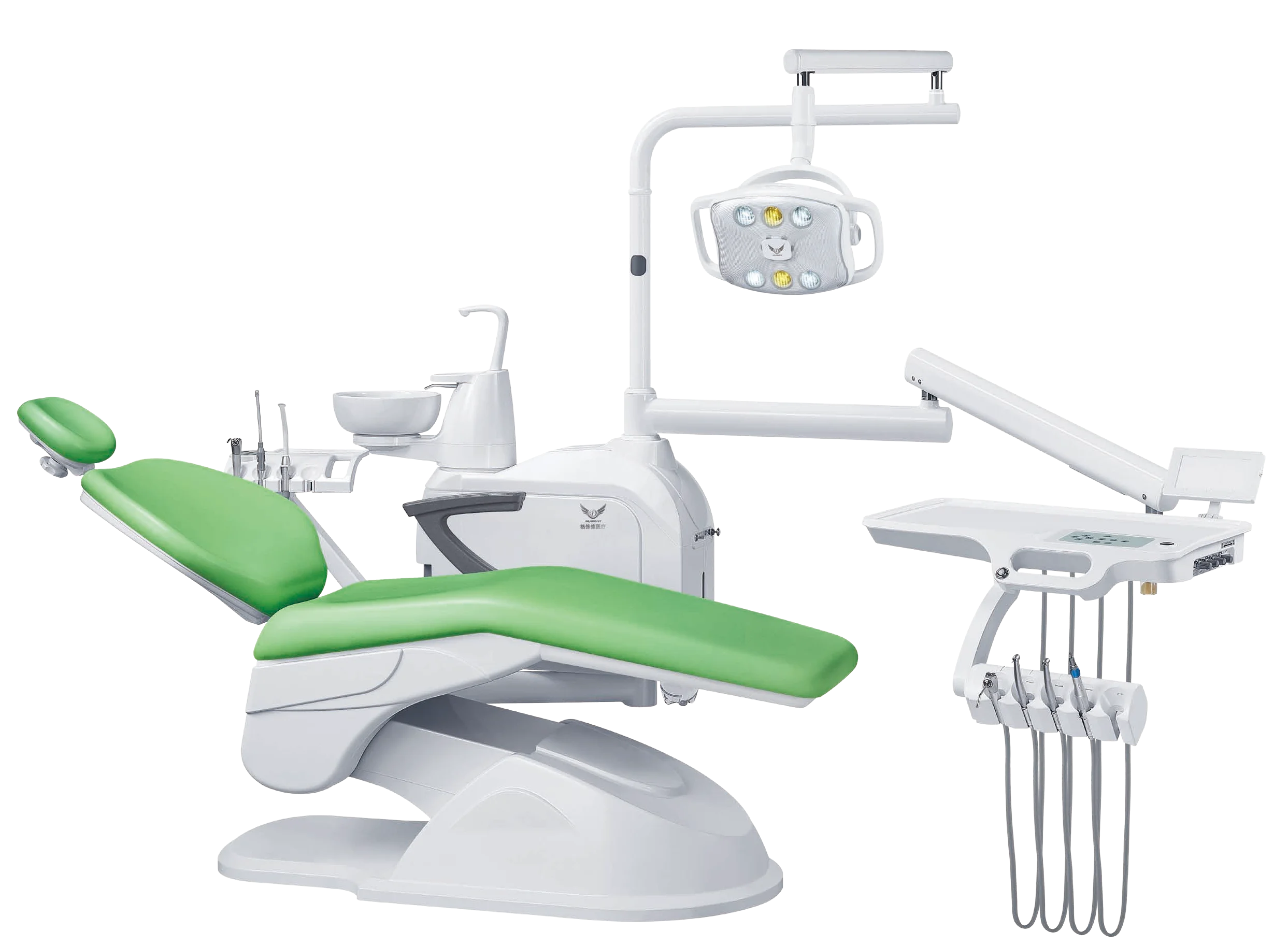 CE and ISO Certified Dental Chair With Rotatable Side Box