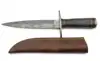 Dark Charcoal Buffalo Horn, Warm Wood Spacers