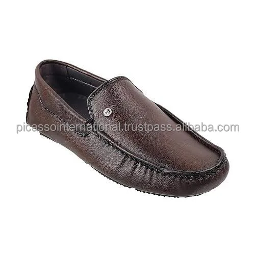 Eye Catching Design Top Quality Casual Wear Oxford Trendy Office Business Genuine Leather Formal Loafer Shoes for Men