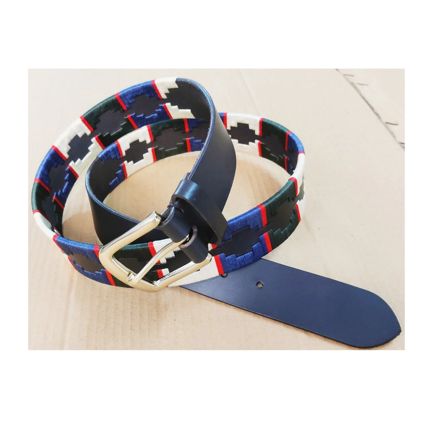 Crystal Leather Belt Hand Made Design Leather Belt