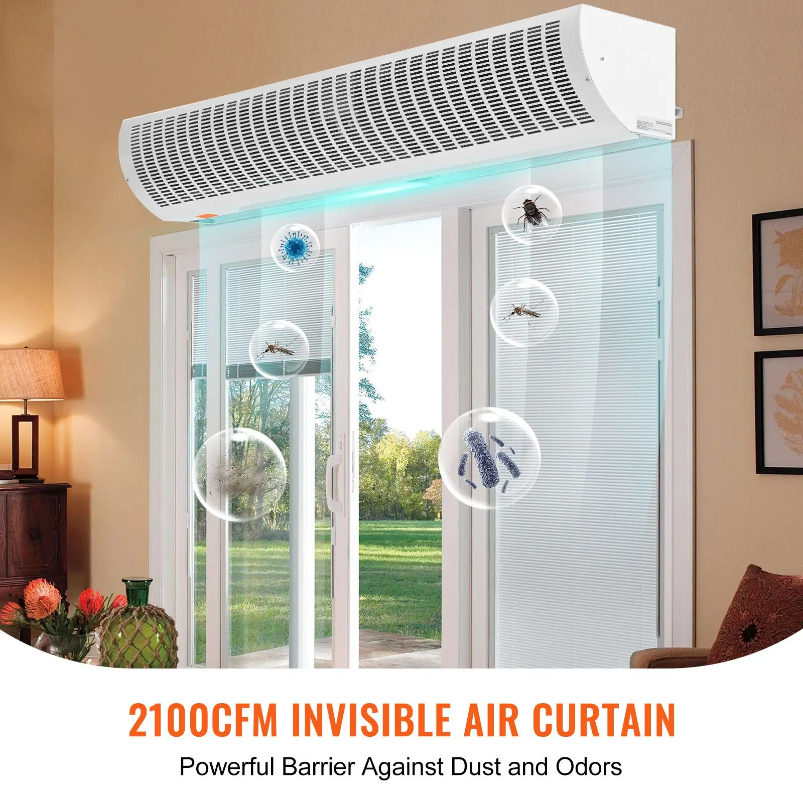Air Curtain, 60", 2100CFM, Wall - detail 4
