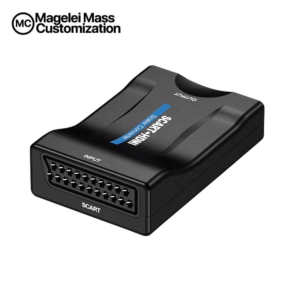 
Преобразователь 1080p Scart в Hdmi, аудио видео адаптер для Hdtv/dvd/set-top Box/ps3/pal/ntsc 