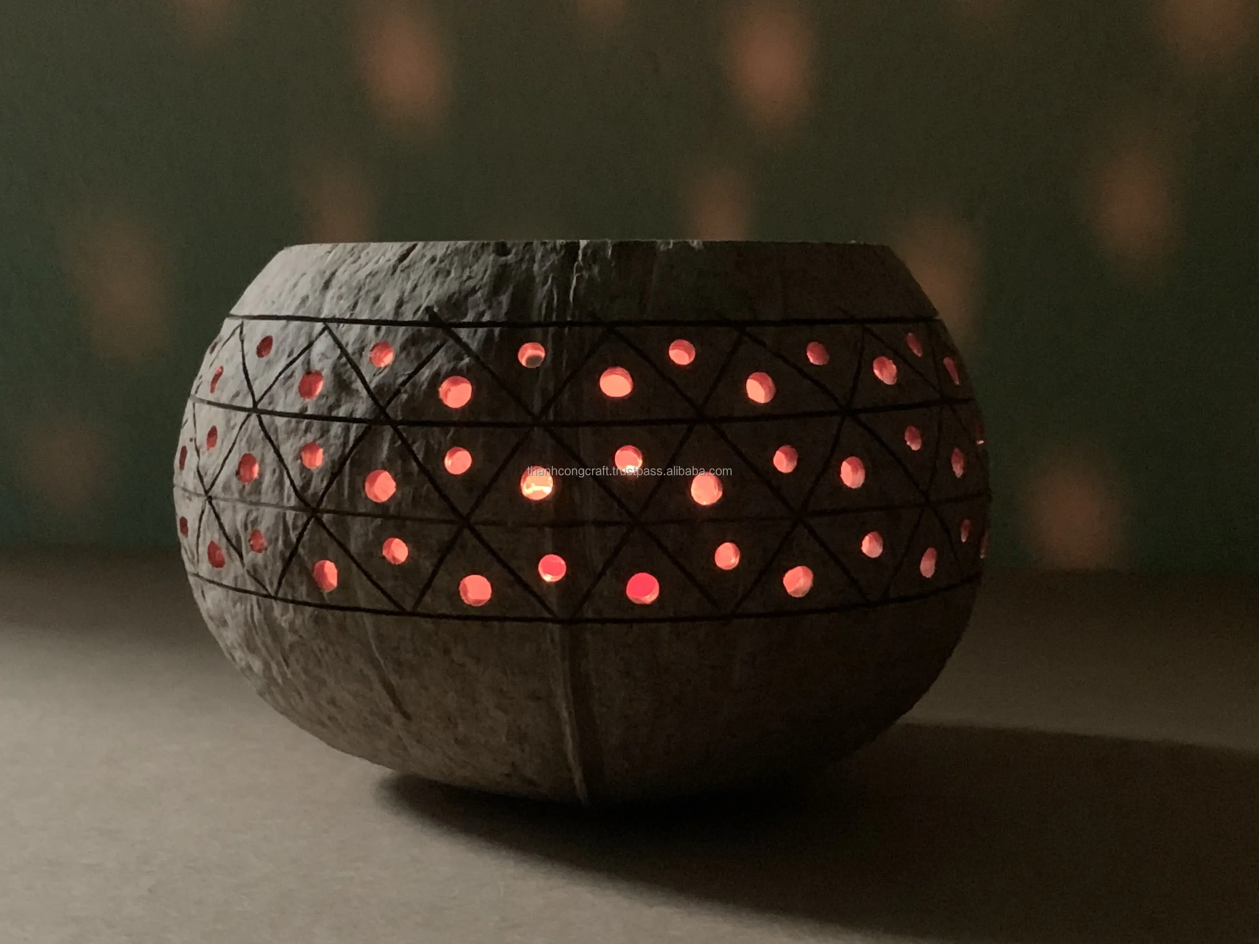 Лучшая цена, подсвечники из скорлупы кокоса, свечи из скорлупы кокоса