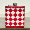 White & Red Checkered
