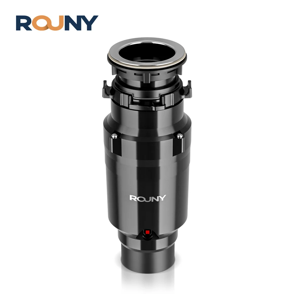 Broyeur de déchets alimentaires Quick-Lock 375 W, moteur CC, système de broyage 3 en 1, sans lames, protection contre les surcharges_voghion.com