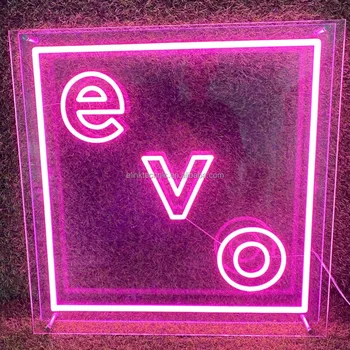 LED Neon Sign in Acrylic Box with RGB & Dimmer Options