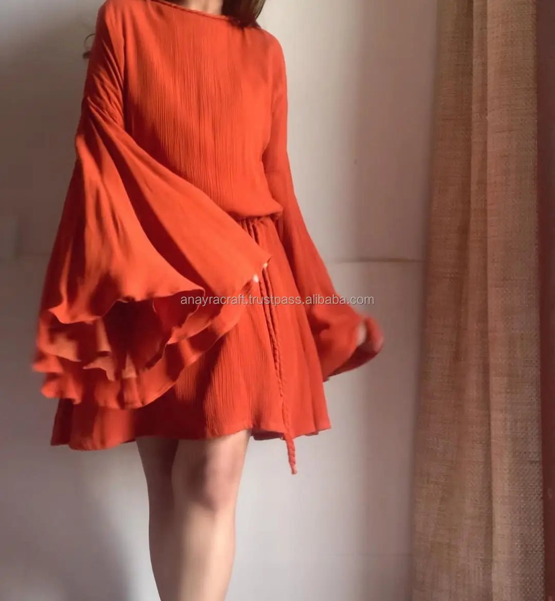 Bando New Look Orange Neuf Sans étiquettes - Taille M, Coton, Sans Manches