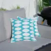 Teal and White Polka Dot Color