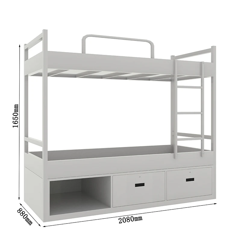 Marine Furniture Metal Frame Double Offshore Bunk Bed with Ladder
