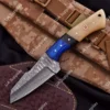 Damascus Steel & Camel Bone, Wood