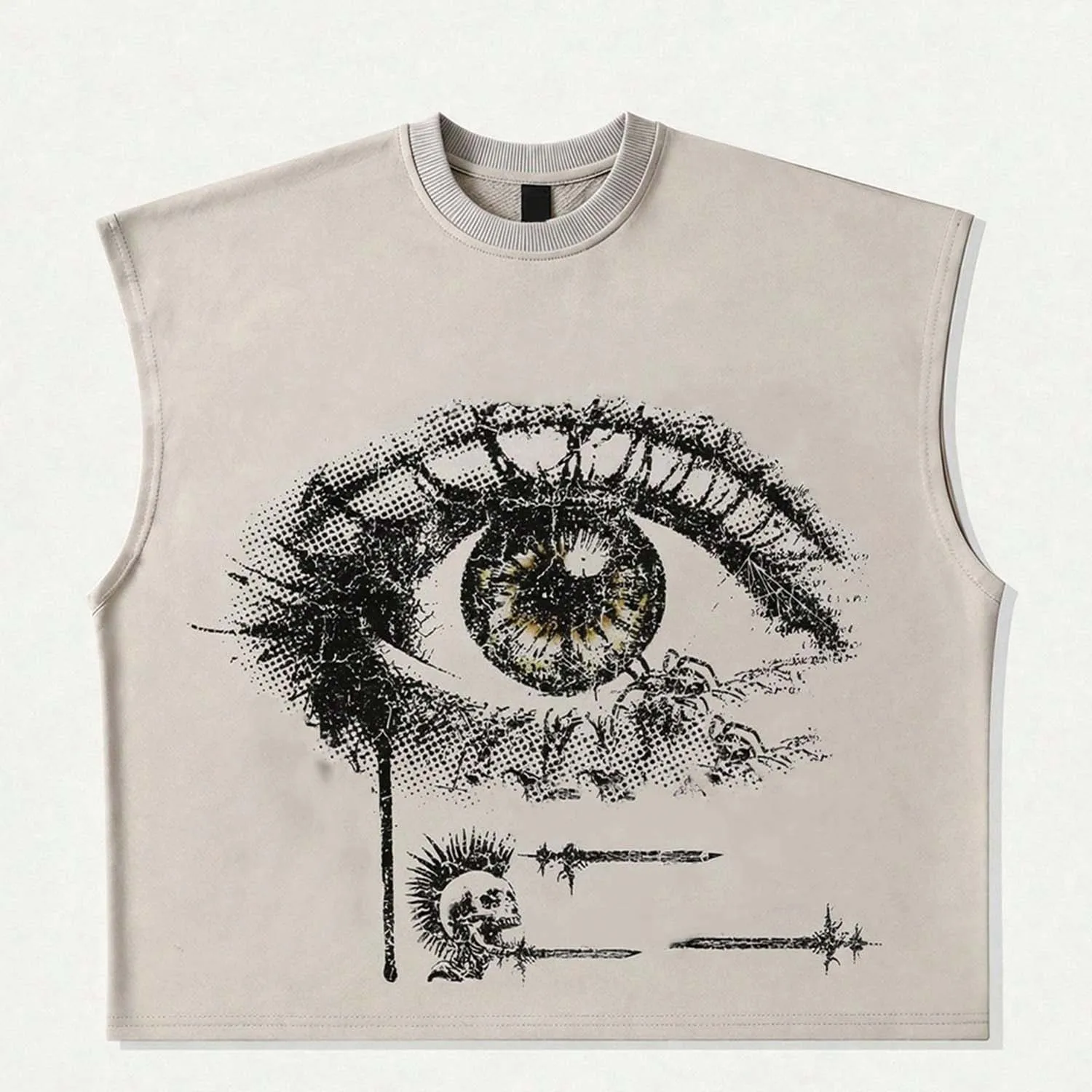 Ibex Custom High Quality Graphic printed Vintage Tank Top 100% Cotton Soft Breathable Fabric New Trendy Streetwear Style