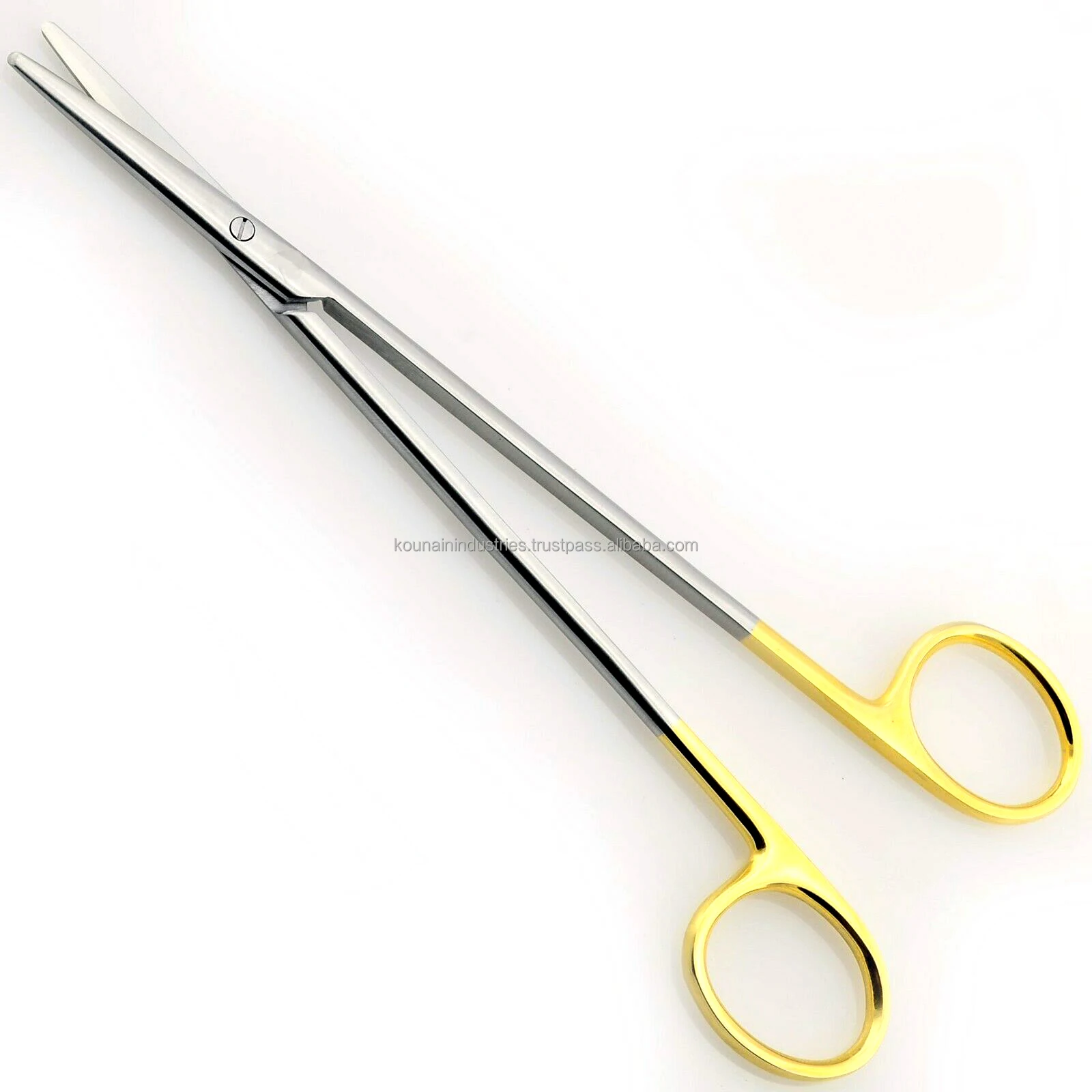 15cm Straight Tonsil Scissor Dental Surgical Instruments Blunt Tungsten