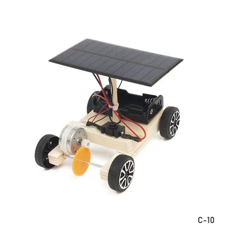 От 7 до 12 лет паровой стволовых игрушки diy 3d Обучающие деревянный Детская школьная научный проект с электрическим приводом солнечной системы автомобиля