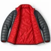 Charcoal Gray / Red