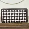 Brown & White Checkered